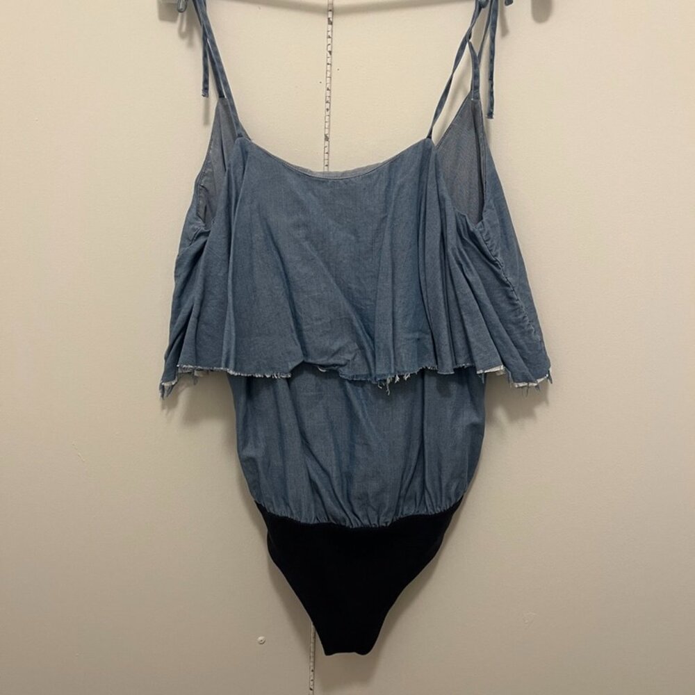 Zara denim bodysuit